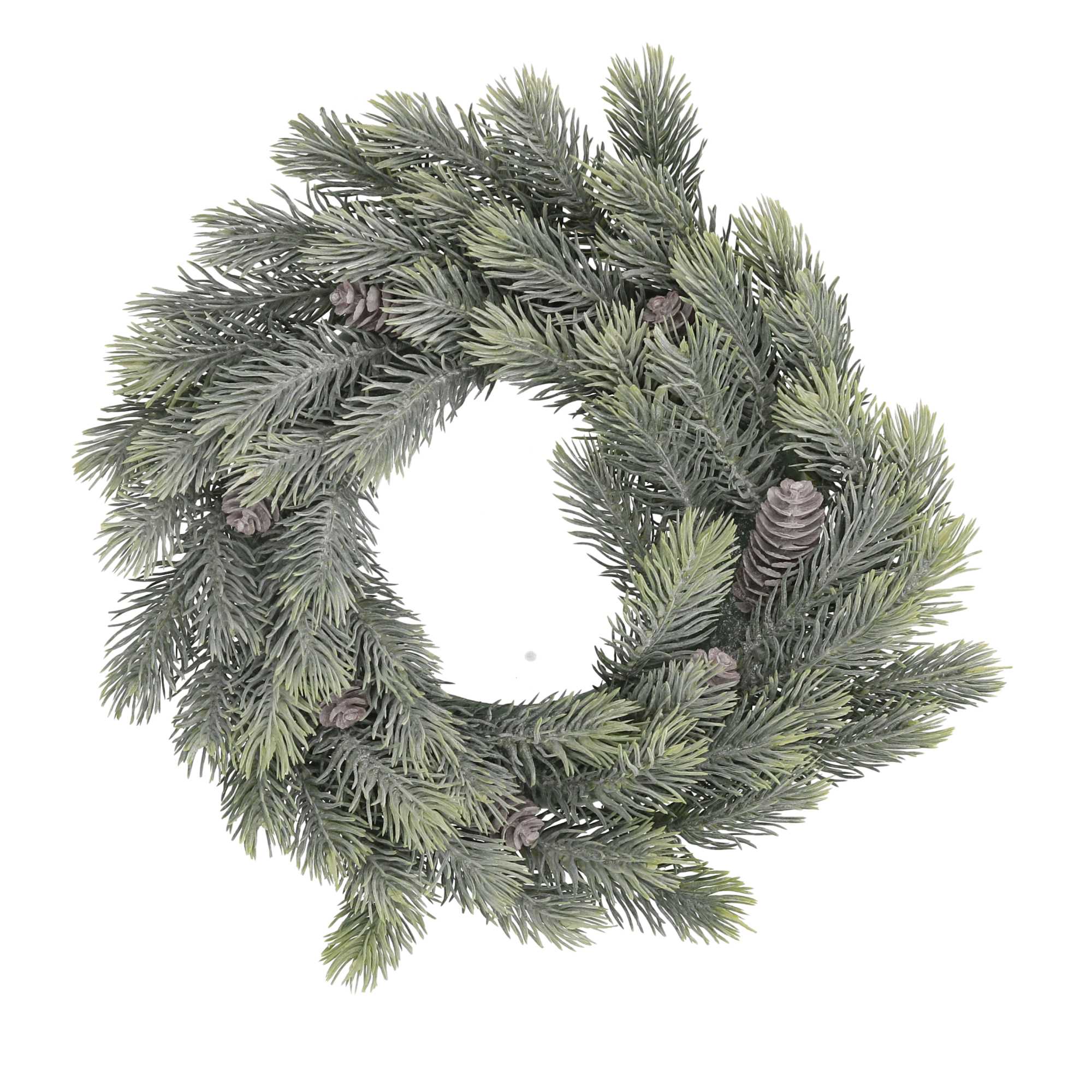 Ghirlanda di abete con pigne 35 cm - immagine 2