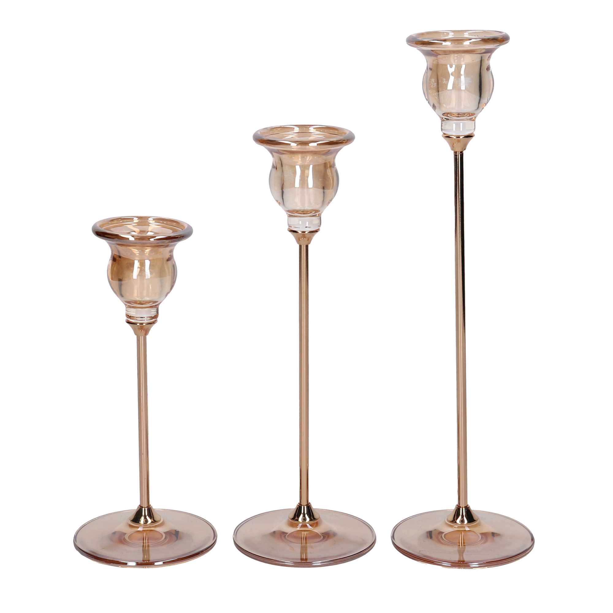 Set tre portacandele Tulip - immagine 2