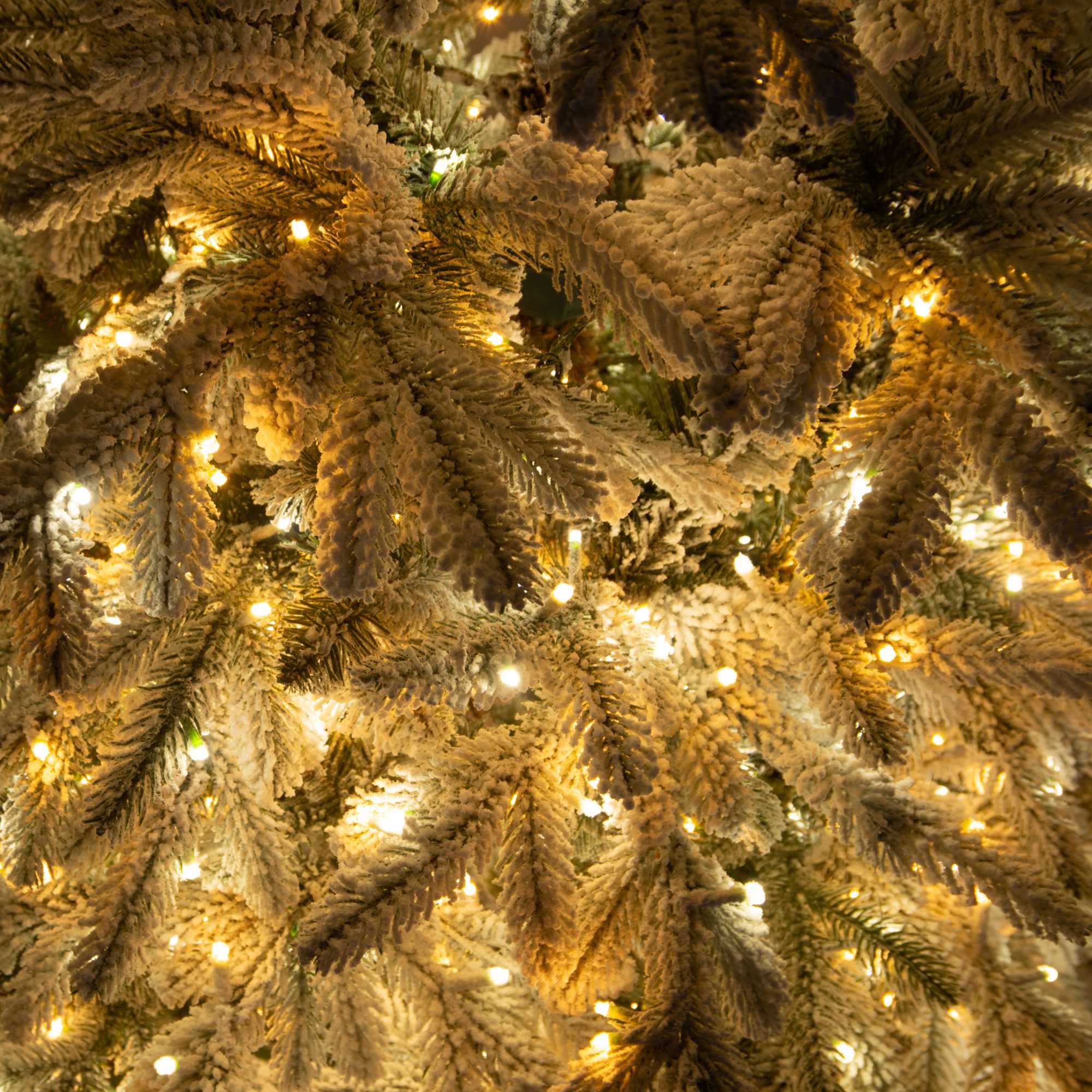 Albero innevato a led Monte Mulberry 180 cm - immagine 3