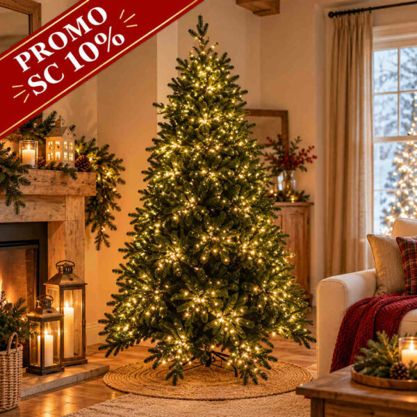 Albero a led Monte Pinnacle 180 cm