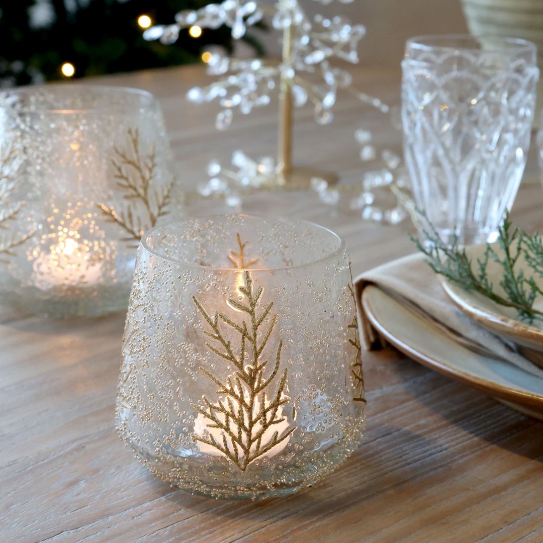 Porta tealights Ramo oro S