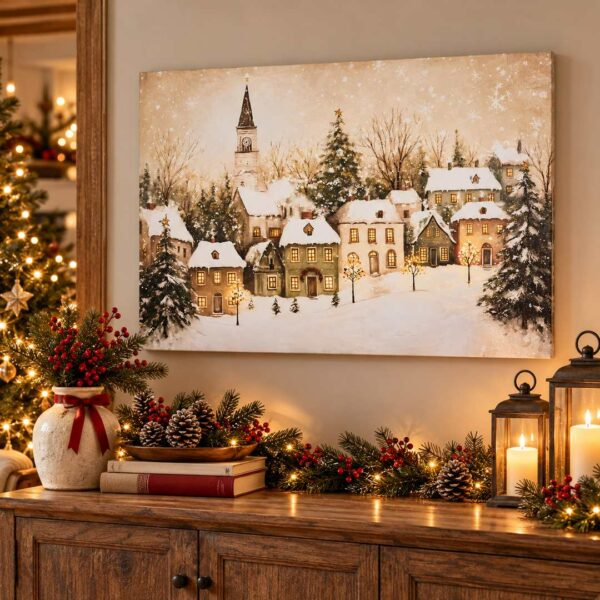 Quadro in canvas Villaggio