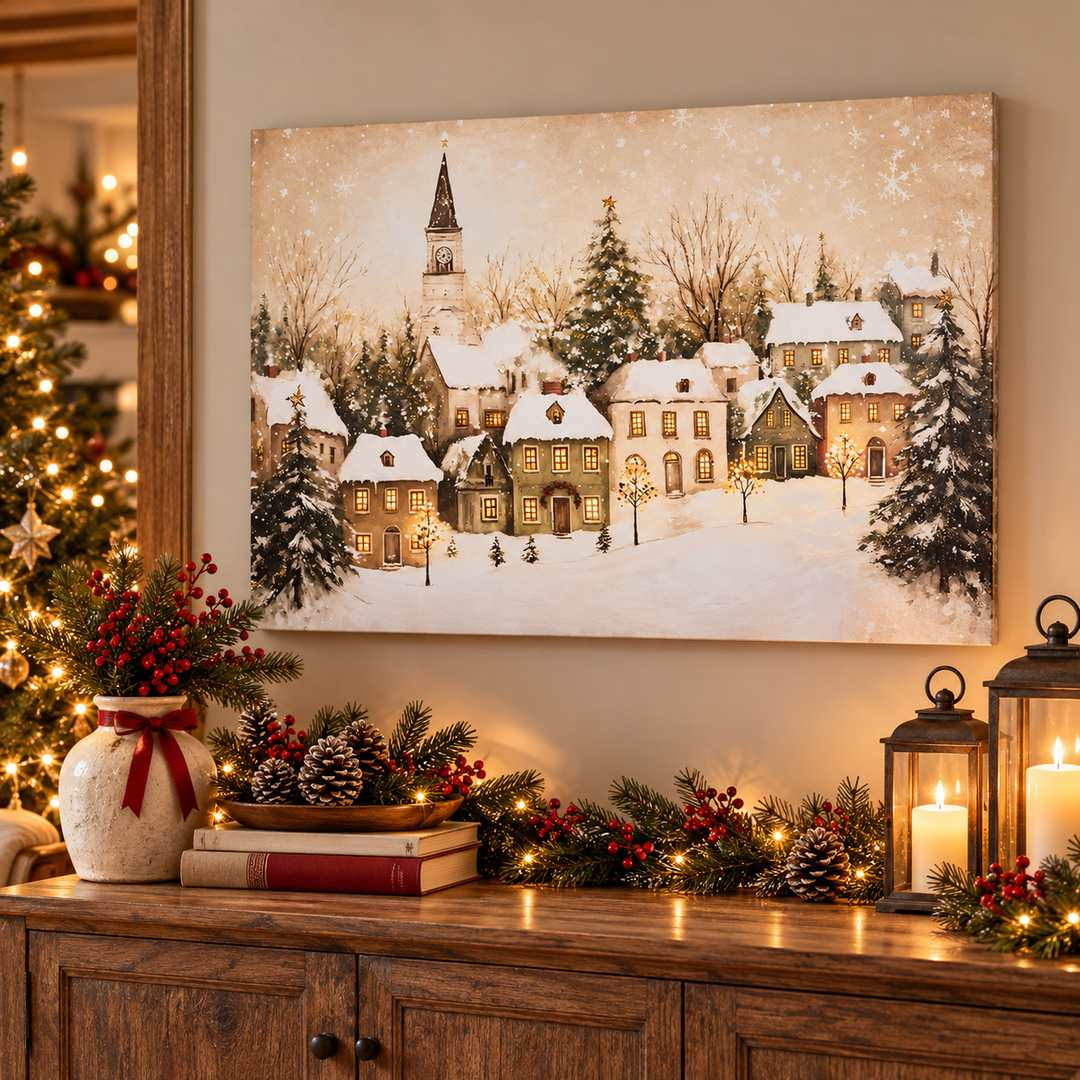 Quadro in canvas Villaggio