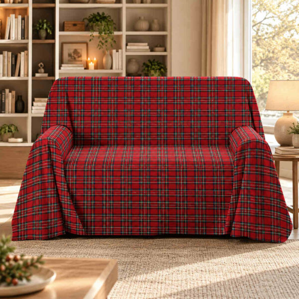 Telo arredo Tartan matrimoniale
