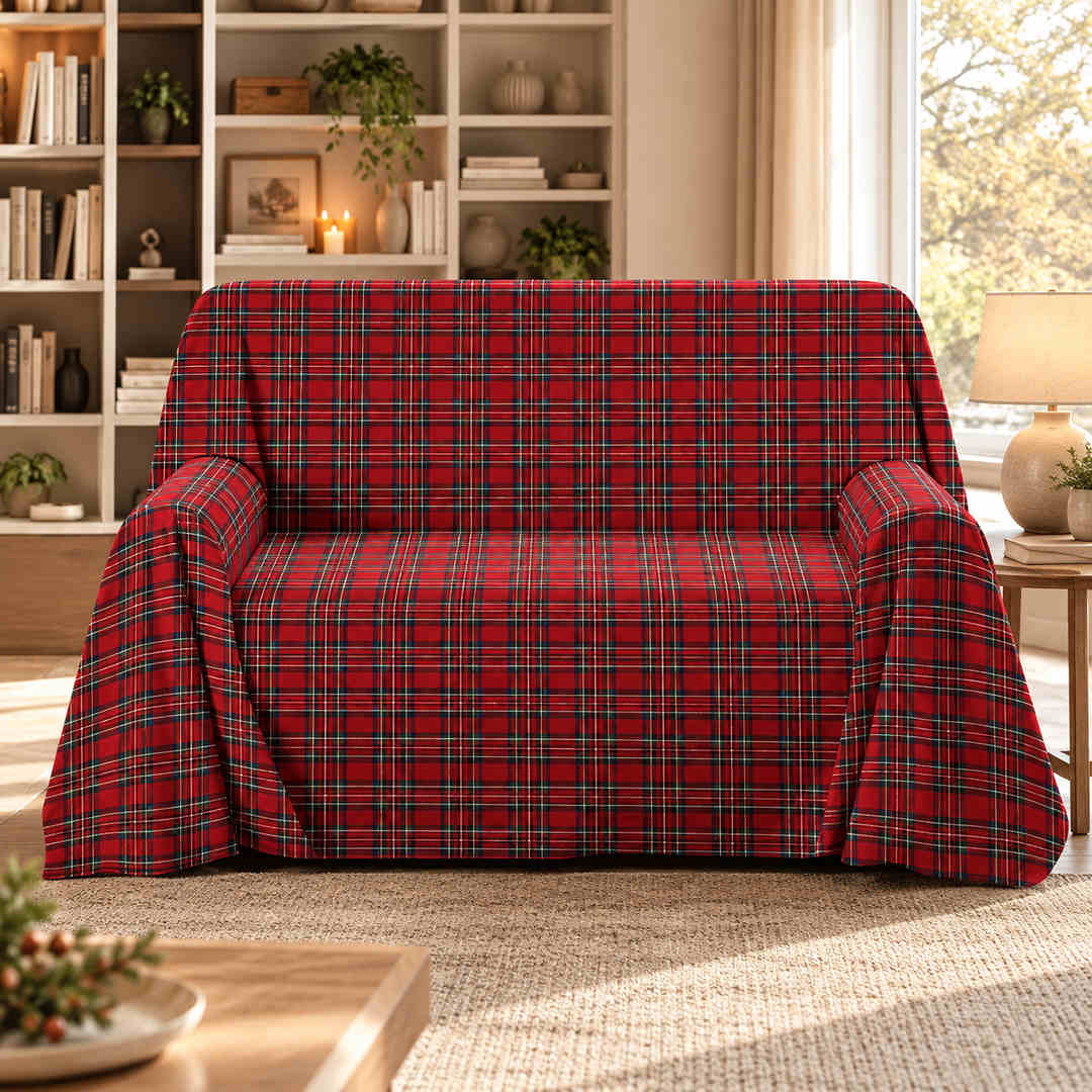 Telo arredo Tartan matrimoniale