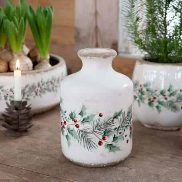 Vaso Agrifoglio collo